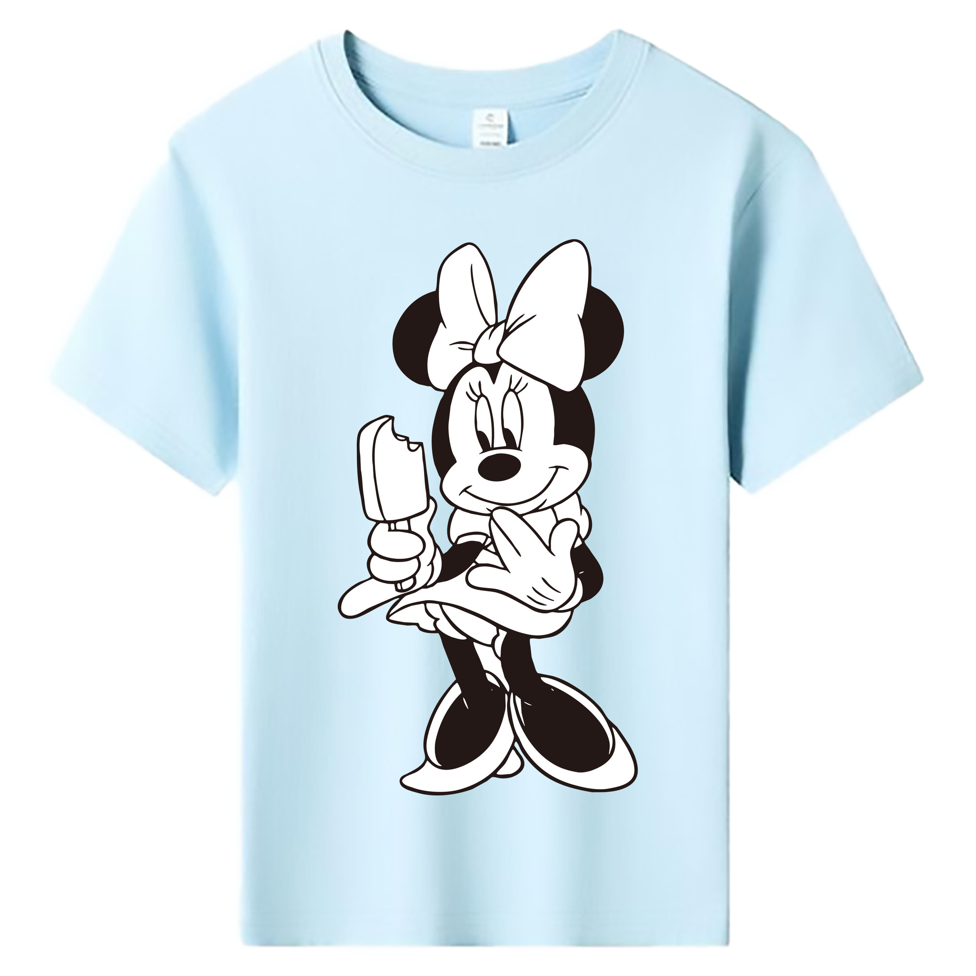 ミッキーマウス Mickey Mouse 綿100％キッズTシャツ（フロントプリント）